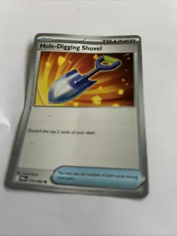 HOLE-DIGGING SHOVEL 074/088 POKEMON PERFECT ORDER ME03 REVERSE HOLO - Image 2