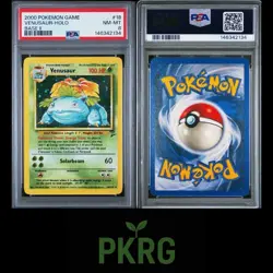 2000 POKEMON BASE SET 2 #18 VENUSAUR-HOLO PSA 8 NM CLEAN NEW CERT - Image 1