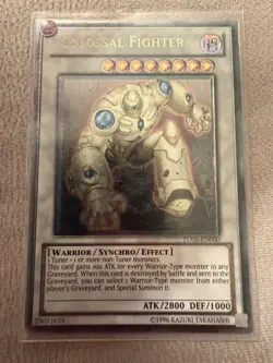 Yu-Gi-Oh! Colossal Fighter Unlimited Ultimate Rare TU05-EN000 Clean - Image 1