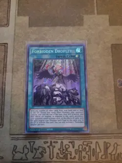 YUGIOH FORBIDDEN DROPLET BROL-EN090 SECRET 1ST ED NM - Image 1
