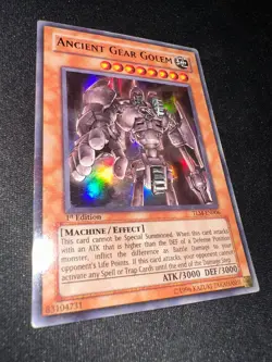 Yu-Gi-Oh! Ancient Gear Golem TLM-EN006 [ LP+ ] 1st Edition Ultra Rare YuGiOh - Image 2
