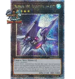 Yugioh! 1x Number 101 Silent Honor ARK RA04-EN211 Quarter Century Secret Rare NM - Image 1