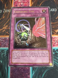 Yu-Gi-Oh! Covering Fire RDS-EN060 Ultimate Rare 1st Edition Near Mint - Image 1