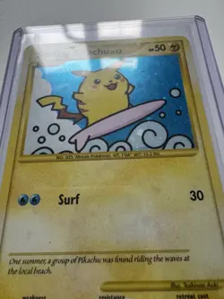 Pokemon TCG Surfing Pikachu 114/111 2009 Rising Rivals Secret Rare LP/NM - Image 3