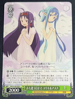 Yuuki & Asuna, Meet Again Weiss Schwarz Sword Art 10th Japanese SAO/S100-045 C - Image 1