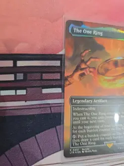 Magic: The Gathering Lord of the Rings the One Ring Borderless Foil Card - Image 3