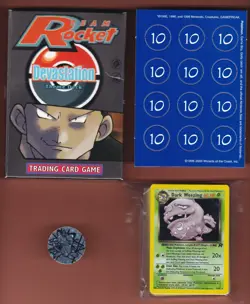 POKEMON DEVASTATION THEME DECK TEAM ROCKET TRADING CARD GAME UNUSED NEVER PLAYED - Image 5