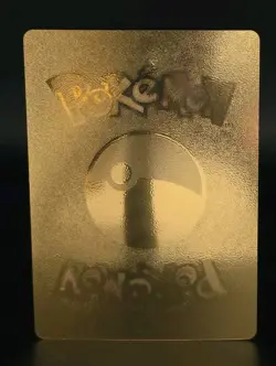 Pokemon M Hybrid Typhlosion EX Gold Foil Fan Art Collector Card - Image 3