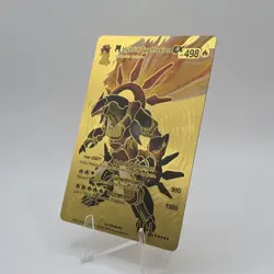 Pokemon M Hybrid Typhlosion EX Gold Foil Fan Art Collector Card - Image 5