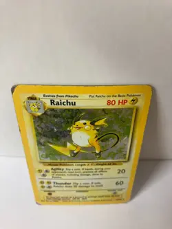 Raichu 14/102 Base Set Holo Rare Pokemon Card WOTC 1999 HP - Image 5