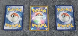 Pokemon Card Lot Of 3 Rayquaza Pikachu Eevee - Image 2