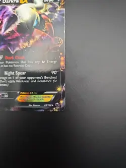 Pokemon TCG Darkrai EX Ultra Rare Holo Card 63/108 B&W Dark Explorers - Image 2