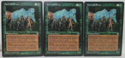 SPECTRAL BEARS X3 MAGIC THE GATHERING HOMELANDS 1995 MTG Trading Card #617 - Image 1