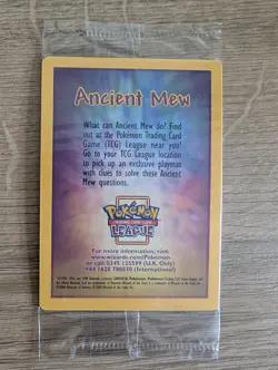 Pokemon Ancient Mew Holo TCG Card 2000 Movie Promo, Brand New, Sealed - Image 1
