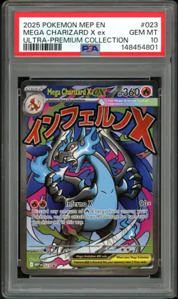PSA 10 GEM MINT Mega Charizard EX 023 Premium Collection Promo Pokemon Card - Image 1