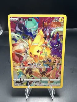 Pokemon TCG Pikachu 160/159 Crown Zenith Secret Rare Full Art Holo Card G - Image 1