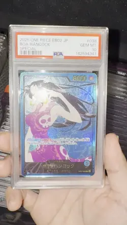 PSA 10 Boa Hancock L-SPC OP07-038 2025 One Piece Card EB02 GEM MT Japanese - Image 2