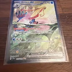 Pokemon TCG Milotic EX Special Illustration Rare Card 237/191 Surging Sparks - Image 5