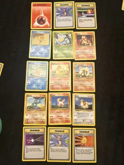 Lot:0⃣2⃣ Base Set Cards Lot Commons - 1999 WOTC Collection Bundle - 15x Cards - Image 1