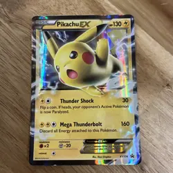 Pokemon Pikachu EX XY174 Black Star Promo 2016 Holo Card - Image 1
