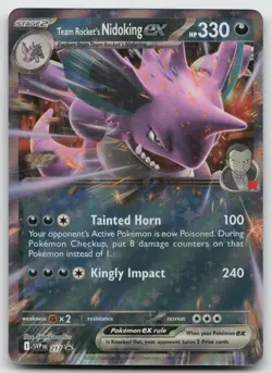 Team Rocket's Nidoking ex - Holo SV: Scarlet & Violet Promo Cards SVP217 NM - Image 1