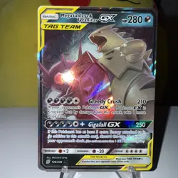Mega Sableye & Tyranitar GX Card 126/236 Unified Minds - Image 3