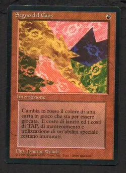 MtG Chaoslace Segno del Caos (Foreign Black Bordered) ITA - Image 1