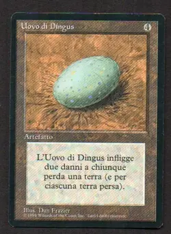 MtG Dingus Egg Uovo di Dingus (Foreign Black Bordered) ITA - Image 1