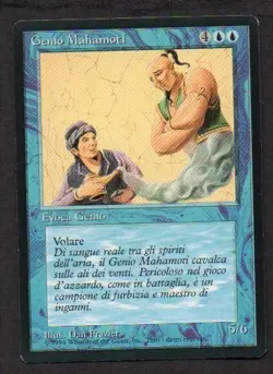 MtG Mahamoti Djinn Genio Mahamoti (Foreign Black Bordered) ITA - Image 1