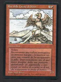 MtG Roc of Kher Ridges Roc delle Creste di Kher (Foreign Black Bordered) ITA - Image 1