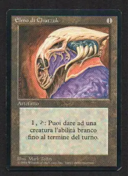MtG Helm of Chatzuk Elmo di Chatzuk (Foreign Black Bordered) ITA - Image 1