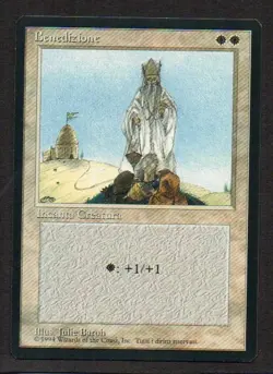 MtG Blessing Benedizione (Foreign Black Bordered) ITA - Image 1
