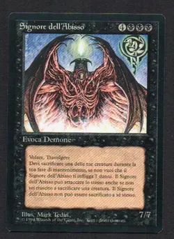 MtG Lord of the Pit Signore dell'Abisso (Foreign Black Bordered) ITA - Image 1