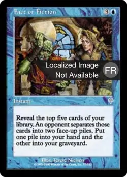 MRM FR/VF Fait ou fiction - Fact or Fiction MTG magic INV - Image 1