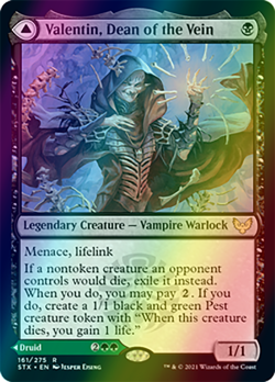 1x FOIL VALENTIN, DEAN OF THE VEIN - Kaladesh - MTG - Magic the Gathering - Image 1