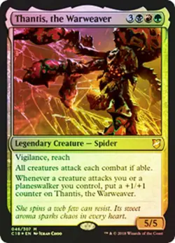1x FOIL THANTIS, THE WARWEAVER - Commander - MTG - NM - Magic the Gathering - Image 1