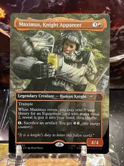 MTG | Maximus, Knight Apparent ✨FOIL✨ [Secret Lair Fallout] - Image 1