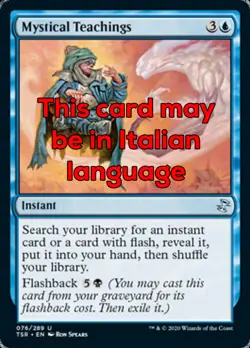 MTG 4x MYSTICAL TEACHINGS EXC - INSEGNAMENTI MISTICI - TSR - MAGIC - Image 1