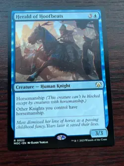 1x HERALD OF HOOFBEATS - Commander - MTG - Magic the Gathering - Image 1