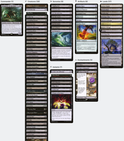 Karumonix, Rat King POISON TOXIC RAT TRIBAL Magic MTG Custom Commander Deck - Image 2