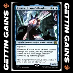 Kitsune, Dragon's Daughter - 0041 - R - Non-Foil - TMNT - MTG - NM/M - Image 1
