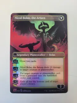 Nicol Bolas the Ravager / Nicol Bolas, the Arisen Foil Secret L'Air NM ENG MTG - Image 2