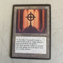 MTG Magic the Gathering: Tormod's Crypt, The Dark, Excellent LP - Image 1