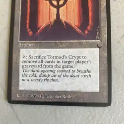 MTG Magic the Gathering: Tormod's Crypt, The Dark, Excellent LP - Image 3