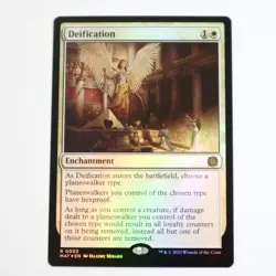MTG Rare - Deification 0002 FOIL - March of the Machine: The Aftermath - Image 1