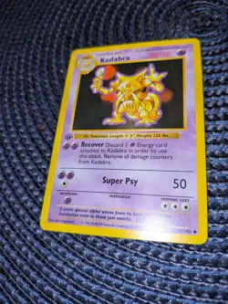 Pokemon TCG Kadabra - Base Set (1st Edition & Shadowless) - 32/102 LP - Image 2
