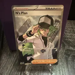 Pokemon TCG N's Plan 163/086 Full Art Ultra Rare SV: Black Bolt - Image 1