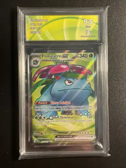 Carte Pokemon Florizarre Ex 182/165 151 FR Collect Aura 9.5 - Image 1