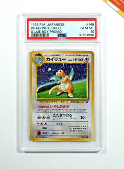 Pokemon PSA 10 Dragonite #149 Holo Game Boy Promo 2001 Japanese - Image 1