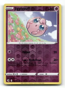 Jigglypuff 110/264 - Fusion Strike Reverse Holo - Pokemon Card NM/M - Image 1